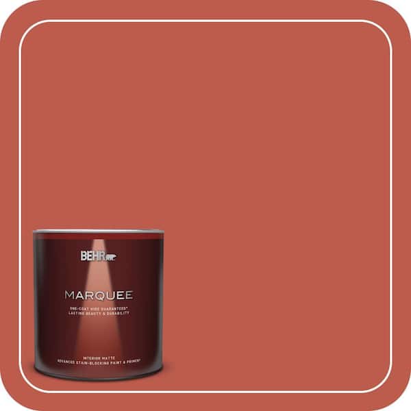 BEHR MARQUEE 1 qt. #M170-7 Tandoori Matte Interior Paint & Primer