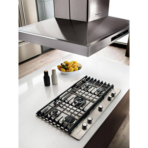 Viking Professional 5 Series 36.7 Gas Cooktop Stainless Steel