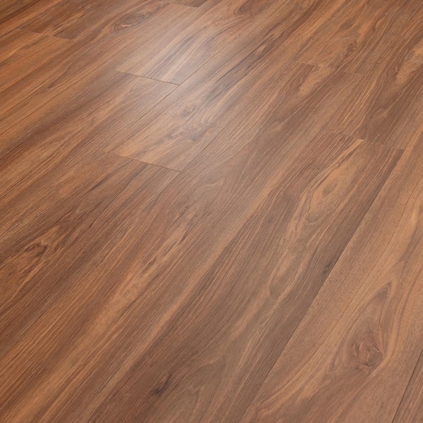 Walnut Glen 22 MIL x 7.4 in. W x 59.5 in. L Waterproof Click Lock Luxury Vinyl Plank Flooring (21.5 sqft/case)