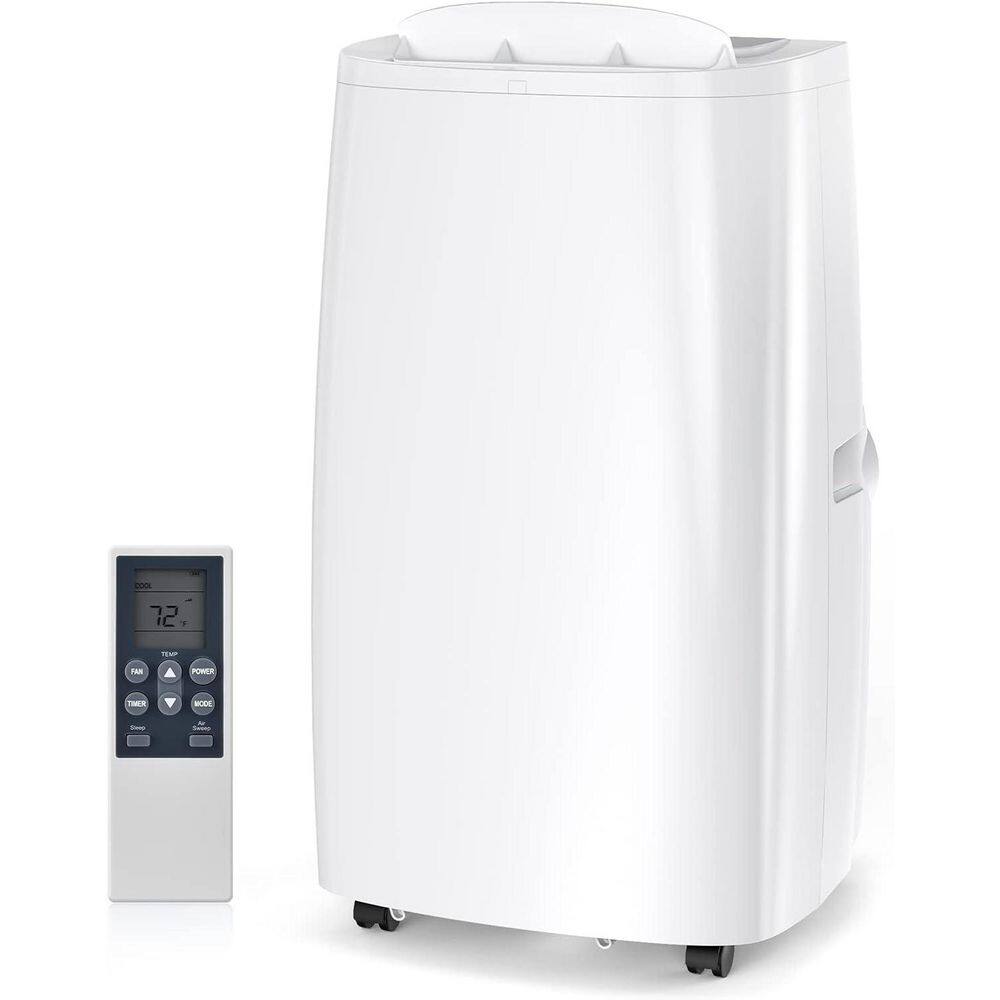 14,000 BTU Portable Air Conditioner Cools 700 Sq. Ft. with Dehumidifier and Fan with Remote, 24Hrs Timer in White price history on PriceWatchPro