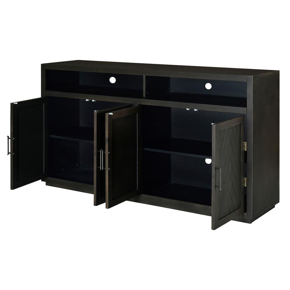 60 in. W x 15.7 in. D x 33.36 in. H Bathroom Gray Linen Cabinet price history on PriceWatchPro
