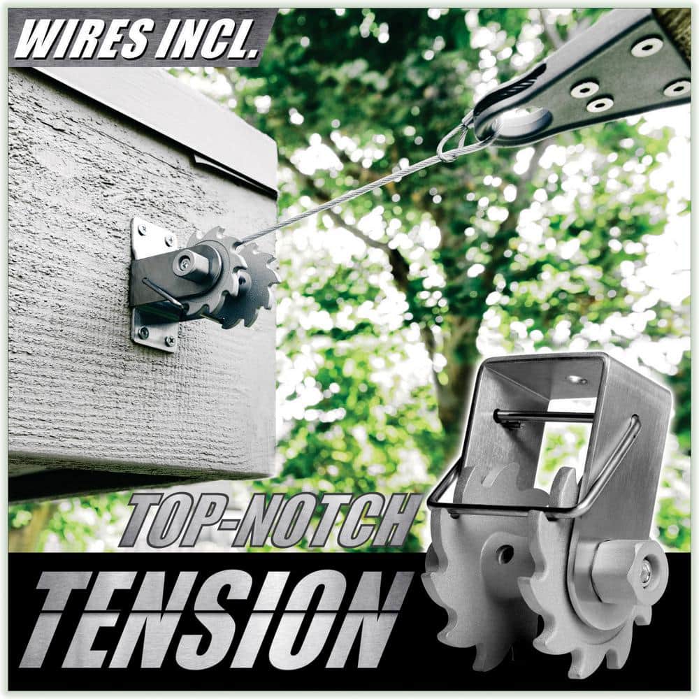 Stainless Steel Sun Shade Sail Winch Installation Kit