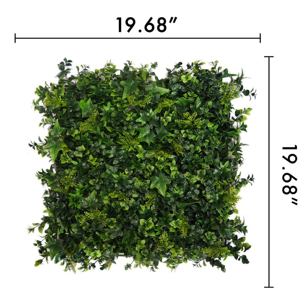 GreenSmart 20"x20" Artificial Moss Wall Panels Set of 4