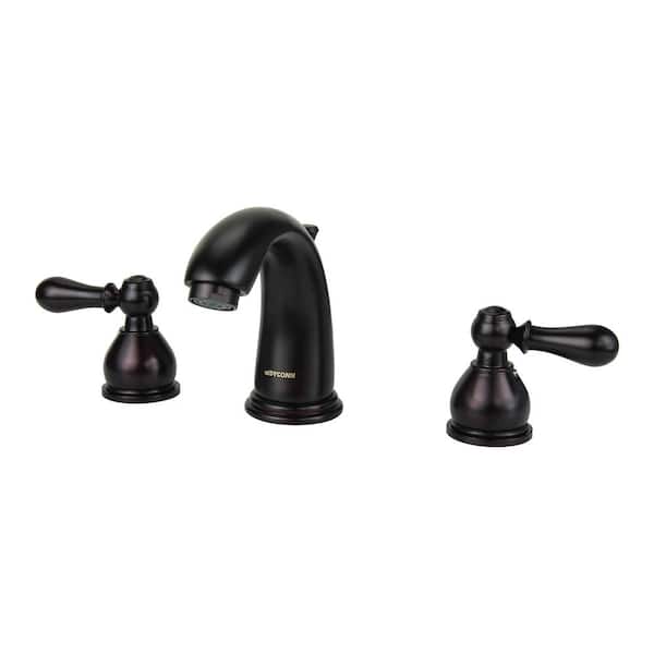 Dyconn Gale 8 in. Widespread 2-Handle Bathroom Faucet in Oil Rubbed Bronze