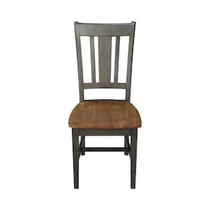 San Remo Hickory and Washed Coal Dining Chair (Set of 2)