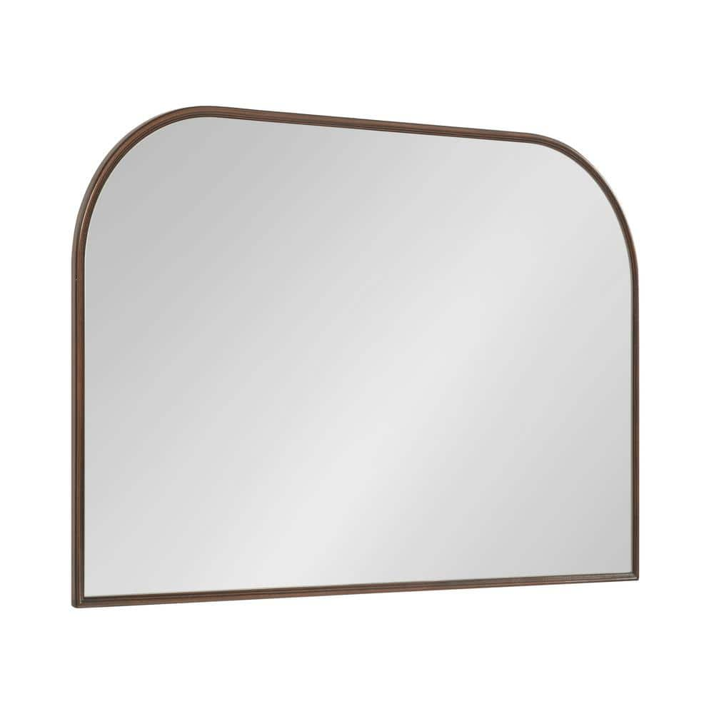 Kate and Laurel Caskill 24.00 in. H x 36.00 in. W Arch MDF Framed Bronze  Mirror 222003 - The Home Depot