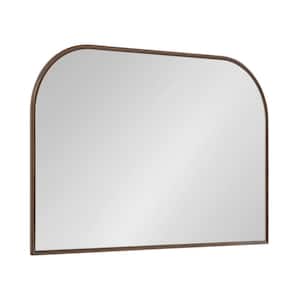 Caskill 24.00 in. H x 36.00 in. W Arch MDF Framed Bronze Mirror