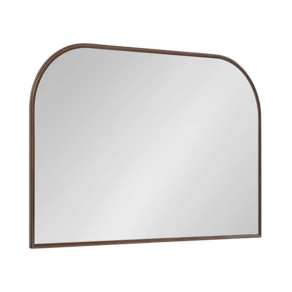 Kate and Laurel Caskill 24.00 in. H x 36.00 in. W Arch MDF Framed Bronze Mirror
