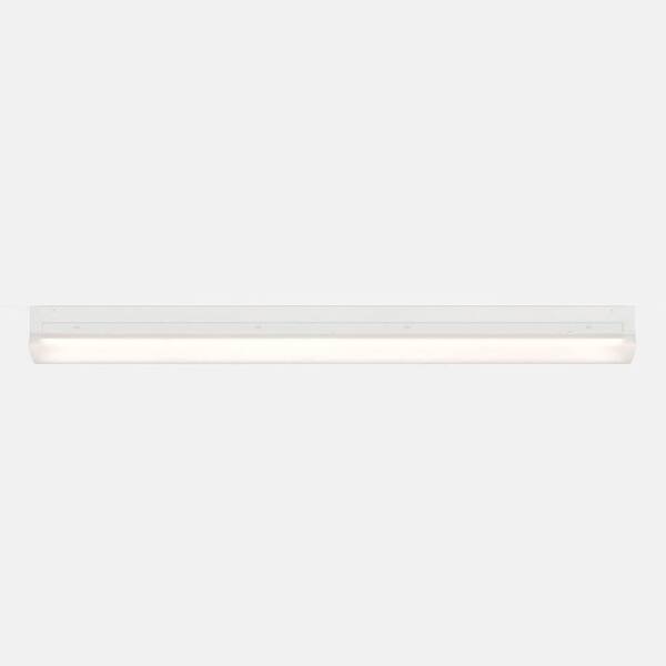 Vidalite 24 in. White LED Flush Mount Strip Light, Shop Light with