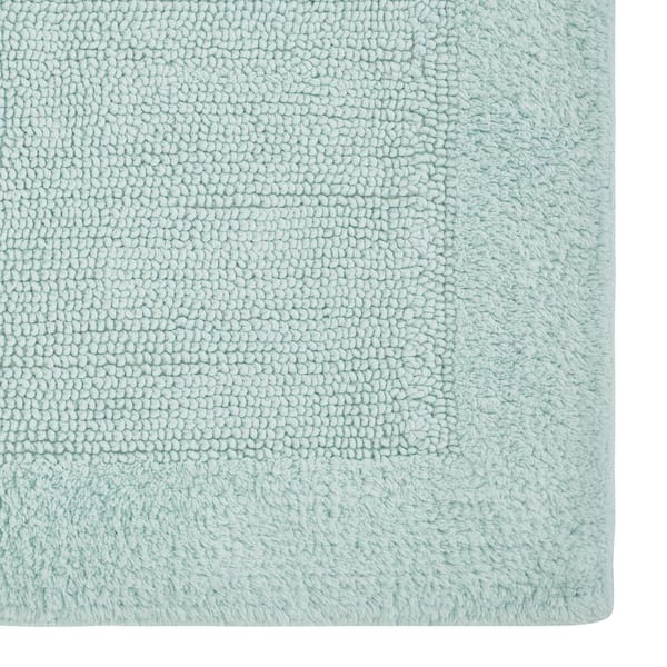 Chesapeake Bella Napoli Misty Blue Bath Runner (24 in. x 60 in.)