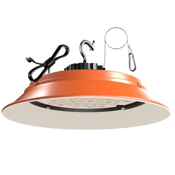 1-Pack of 250-Watt LED High Bay Light 37500LM High Bay LED Shop Lights AC100-277V Commercial Bay Lighting for Warehouse