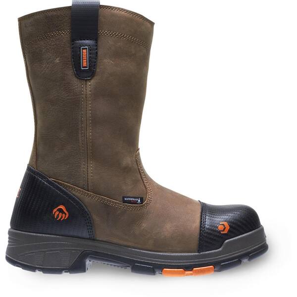 Wolverine Men's Blade LX Waterproof Wellington Work Boots - Composite Toe - Brown Size 11(W)