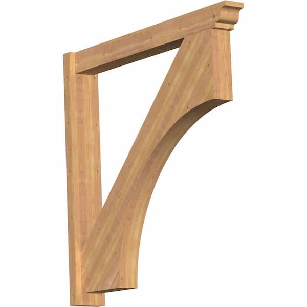Ekena Millwork 6 in. x 42 in. x 42 in. Westlake Traditional Smooth Western Red Cedar Outlooker