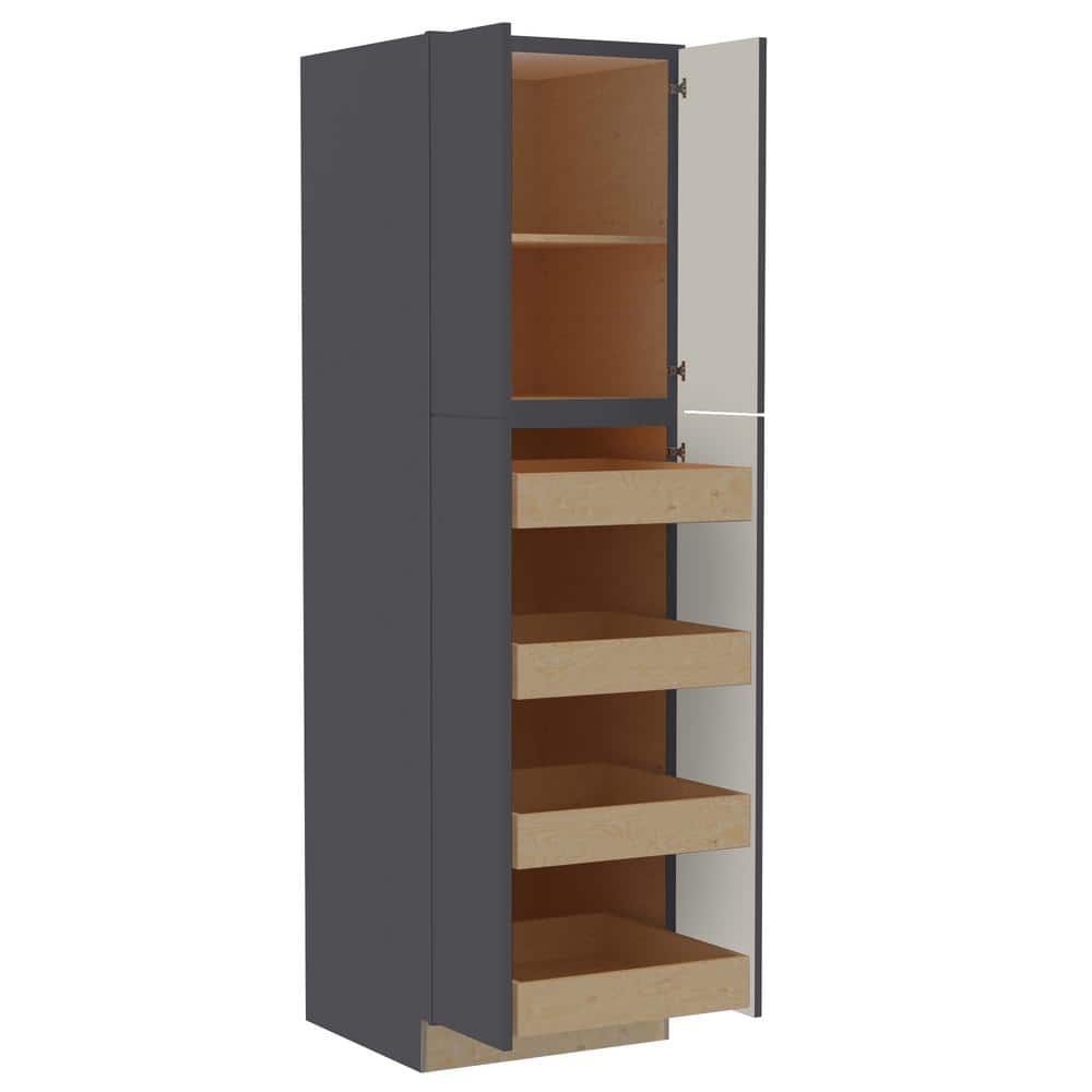Hargrove 24 in. W x 24 in. D x 84 in. H Assembled Plywood Pantry Kitchen Ca