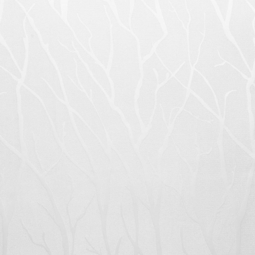 White Linen Look Blackout Grommet Curtain Panels, 52x84