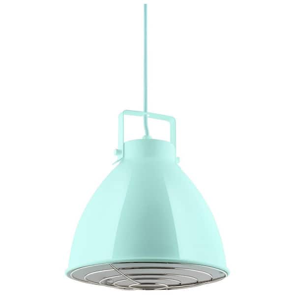 Sunlite 1-Light Mint Medium E26 Base Island Residential Ceiling Hanging Barn Light Pendant