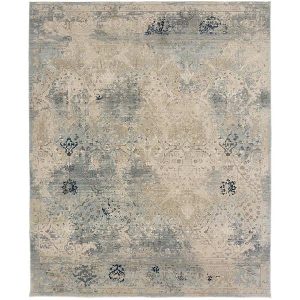 KALATY Sand and Sky 8 ft. 6 in. x 11 ft. 6 in. Area Rug
