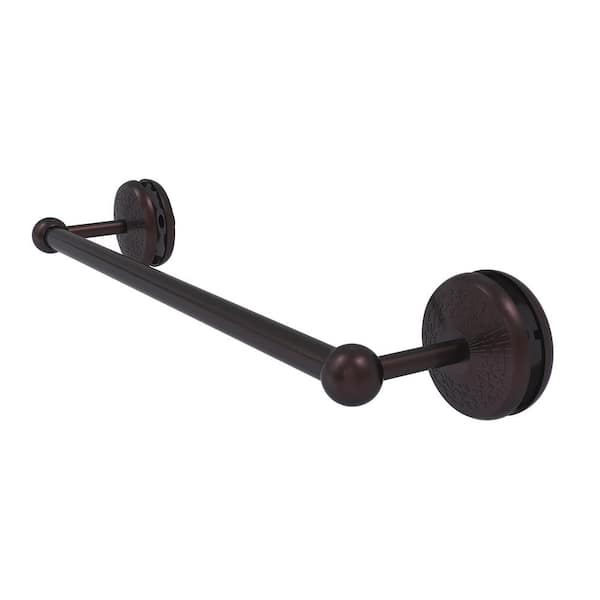 Allied Brass Monte Carlo Collection 18 in. Shower Door Towel Bar in Antique Bronze