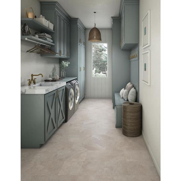 DuraDecor Take Home Sample-Stone Studio Piazza Stone Gray 12 MIL x
