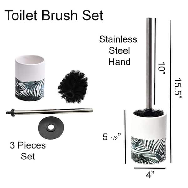 Rubbermaid Toilet Bowl Brush Holder, White, 5