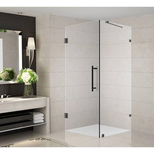 Aston Aquadica 32 in. x 32 in. x 72 in. Completely Frameless Square Shower Enclosure in Oil Rubbed Bronze