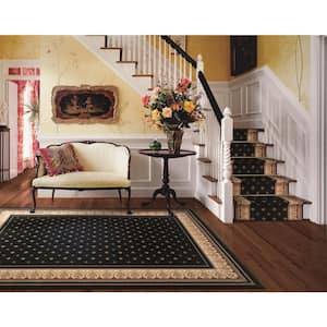 TrendMakers Dirt Stopper Carpet Runner 40cm x 60cm Beige/Black.With Non-Slip Back Home Office Multipurpose Mats 