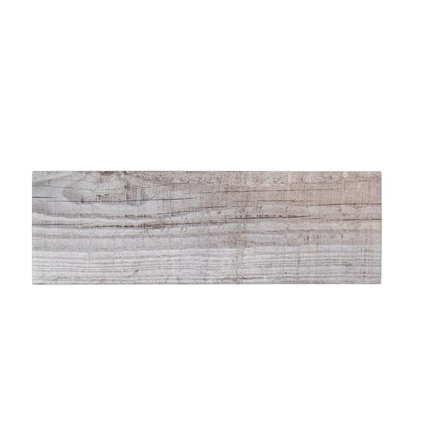 Jeffrey Court Ashwood Cream 4 in. x 12 in. Matte Porcelain Wall and Floor Tile (13.56 sq. ft./Case)
