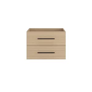 Napa 30 in. W x 22 in. D x 21 in. H Single Sink Bath Vanity Cabinet without Top in Sand Pine, Wall Mounted