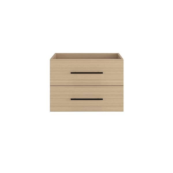 VOLPA USA AMERICAN CRAFTED VANITIES Napa 30 in. W x 22 in. D x 21 in. H Single Sink Bath Vanity Cabinet without Top in Sand Pine, Wall Mounted