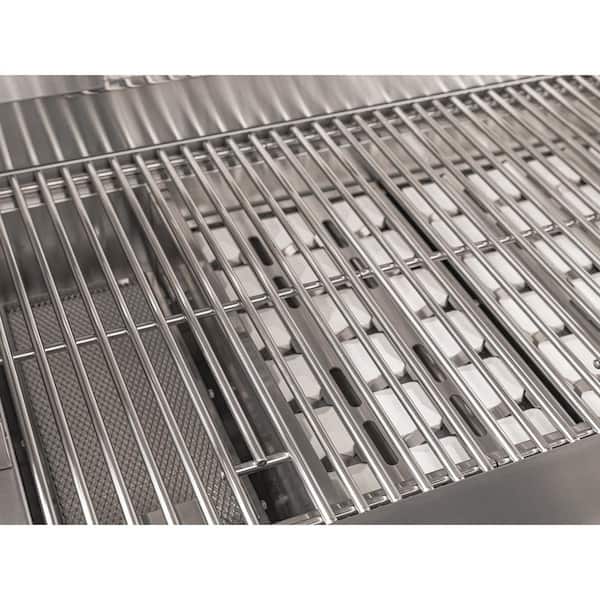 NewAge Products 33 in. Outdoor Kitchen 4-Burner Propane Gas Platinum Grill  in Stainless Steel 66910 - The Home Depot