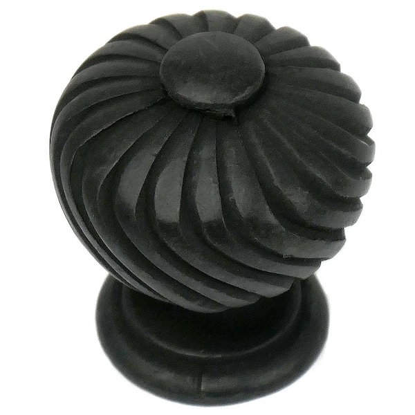 MNG Hardware French Twist 1-1/4 in. Oil Rubbed Bronze Round Cabinet Knob