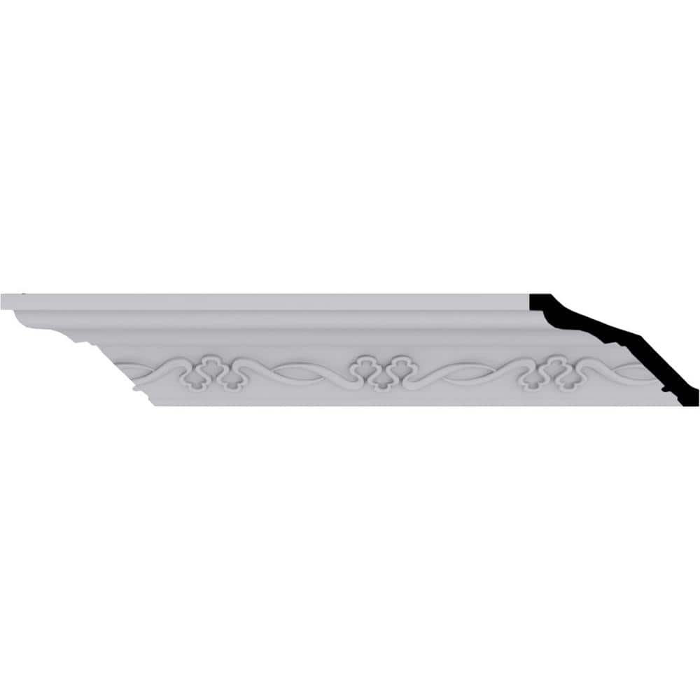 Primed White Polyurethane Decorative Crown Moulding