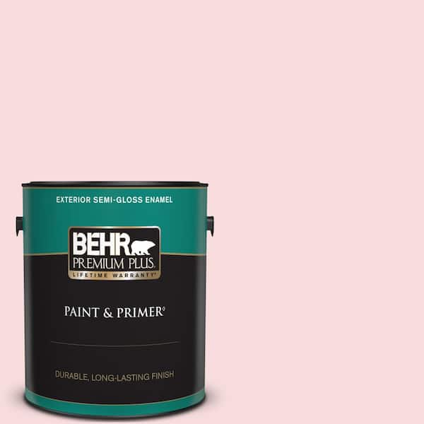 BEHR PREMIUM PLUS 1 gal. #140C-1 Southern Beauty Semi-Gloss Enamel Exterior Paint & Primer