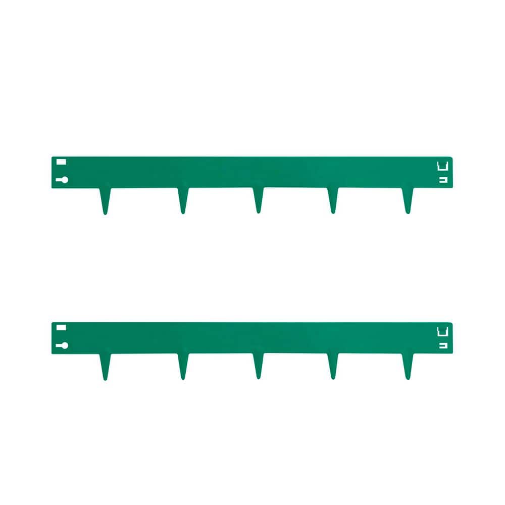 2-Pack Heavy Duty Corten Steel Landscape Edging-42 in. Strips, 8 in. Depth 
