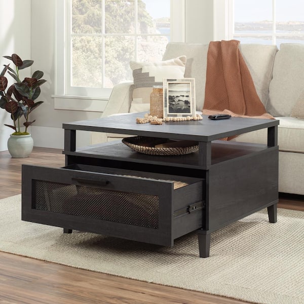 Square lift deals coffee table