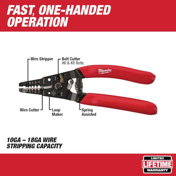 Milwaukee - Electrician's Screwdriver, Lineman's Plier & Wire Stripper Hand Tool Kit (3-Piece)