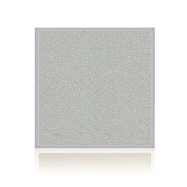 ghent Vinyl 48 in. x 48 in. Bulletin Board with Aluminum Frame, Silver, (1-Pack)