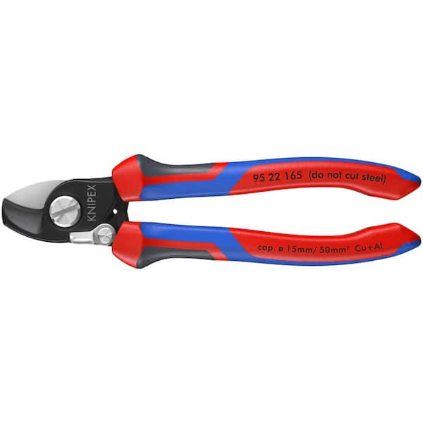 KNIPEX 6-1/2 in. Cable Shears with Comfort Grip