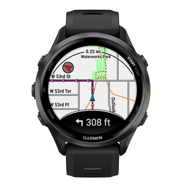 Garmin Forerunner 970 Running Smartwatch in Carbon Gray/Black