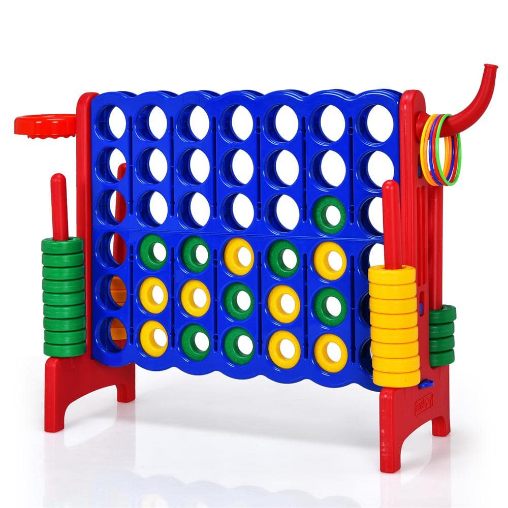 Giant Blue and Red Multi-Game Set for Kids