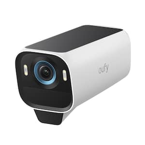 eufy Cam S3 Pro Wireless Outdoor Battery Add-On Security Camera with Integrated Solar Panel, Requires HomeBase 3 (S380)