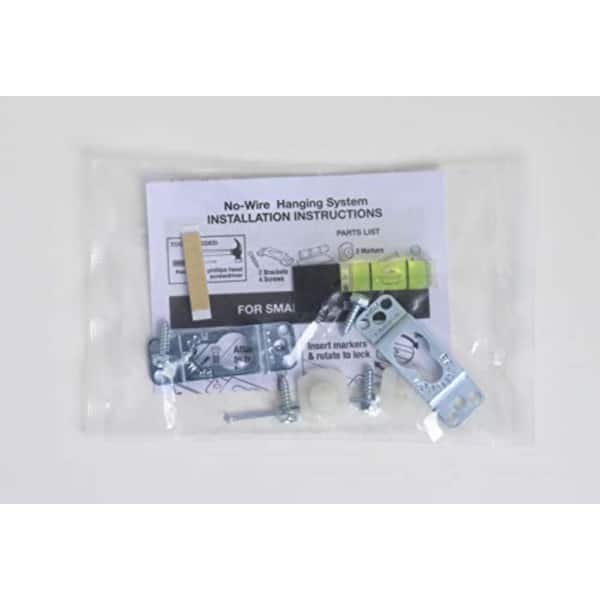 THE FLETCHER TERRY CO Fletcher-Terry Picture Perfect No Wire Hanging System for Wood Frames 50 lbs. or Less (5 per Pack)