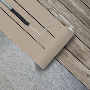 1 gal. #HDC-AC-04 Avenue Tan Textured Low-Lustre Enamel Interior/Exterior Porch and Patio Anti-Slip Floor Paint