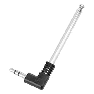 Reception Amplified 3.5mm FM Radio Indoor Antenna 4 Sections Telescoping Antenna for Mobile & other Electronic Products