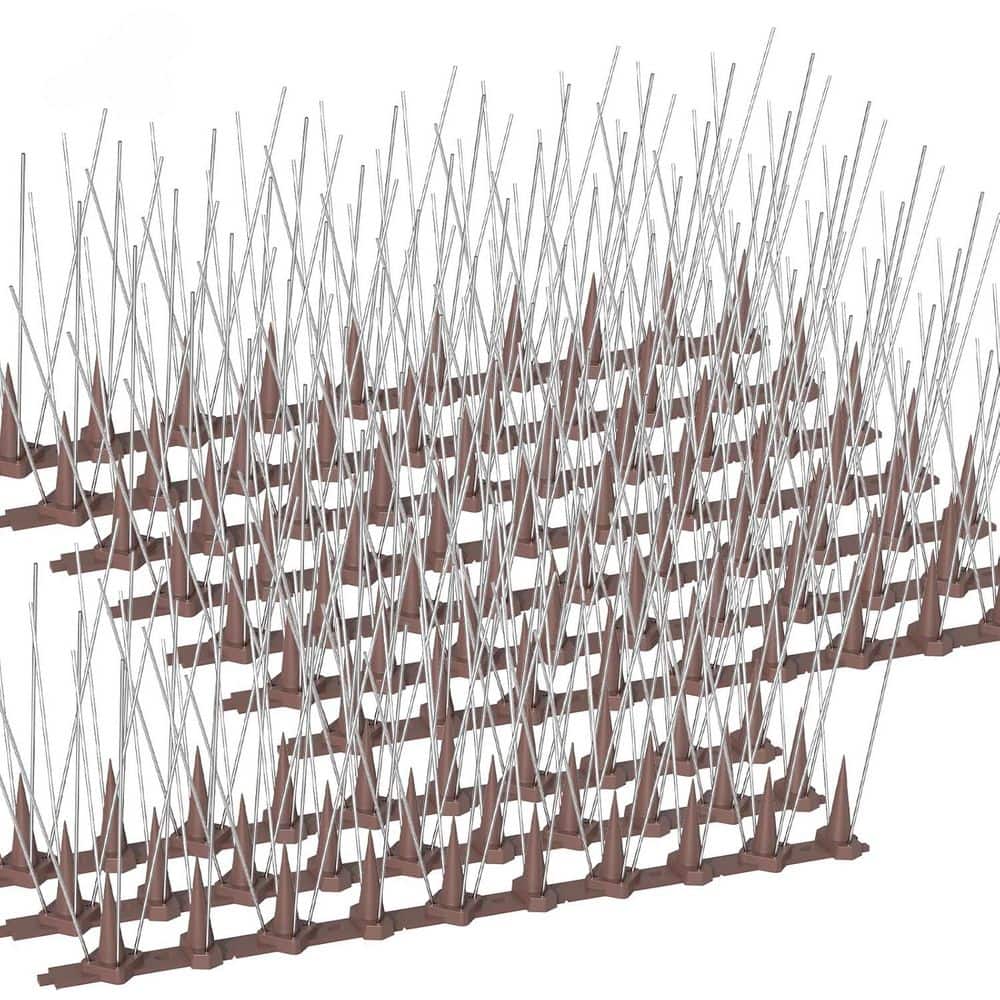 12in. x 0.75 in. Stainless Steel Bird Spikes Deterrent for Pigeons and Othe