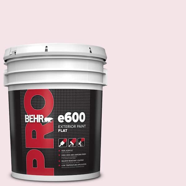 BEHR PRO 5 gal. #100A-2 Be Mine Flat Exterior Paint