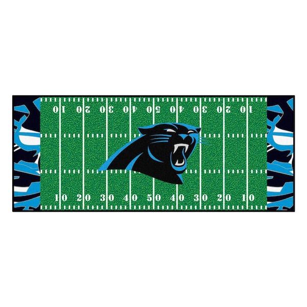 NFL Carolina Panther Wooden Football on a Stand Unique Gift