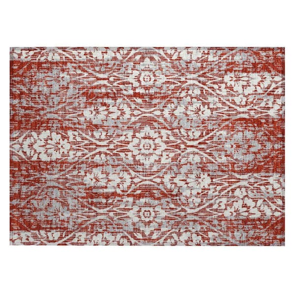 Chantille Machine Washable Indoor/Outdoor Abstract ACN2482 Red 2 ft. x 3 ft. Accent Rug