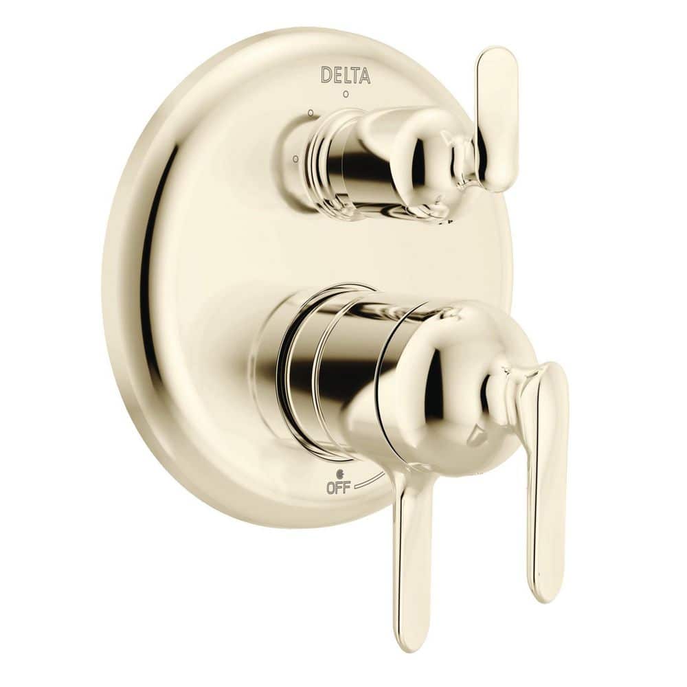 Bonacci 3-Setting Integrated Diverter 3-Handle Valve Trim Kit in Lumicoat Polished Nickel (Valve Not Included) price history on PriceWatchPro