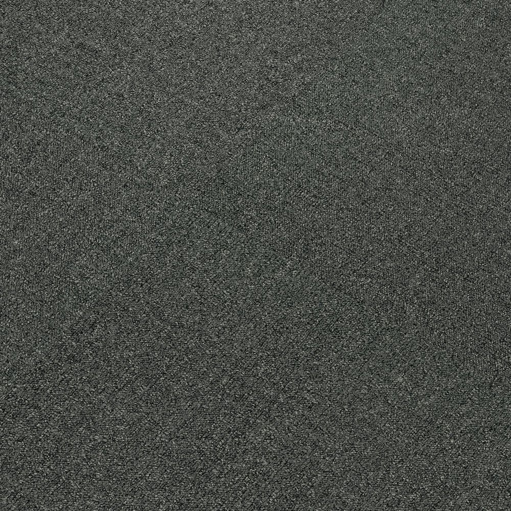 Stonewash Gray Nylon Low Pile Carpet Tile, 24" x 24"